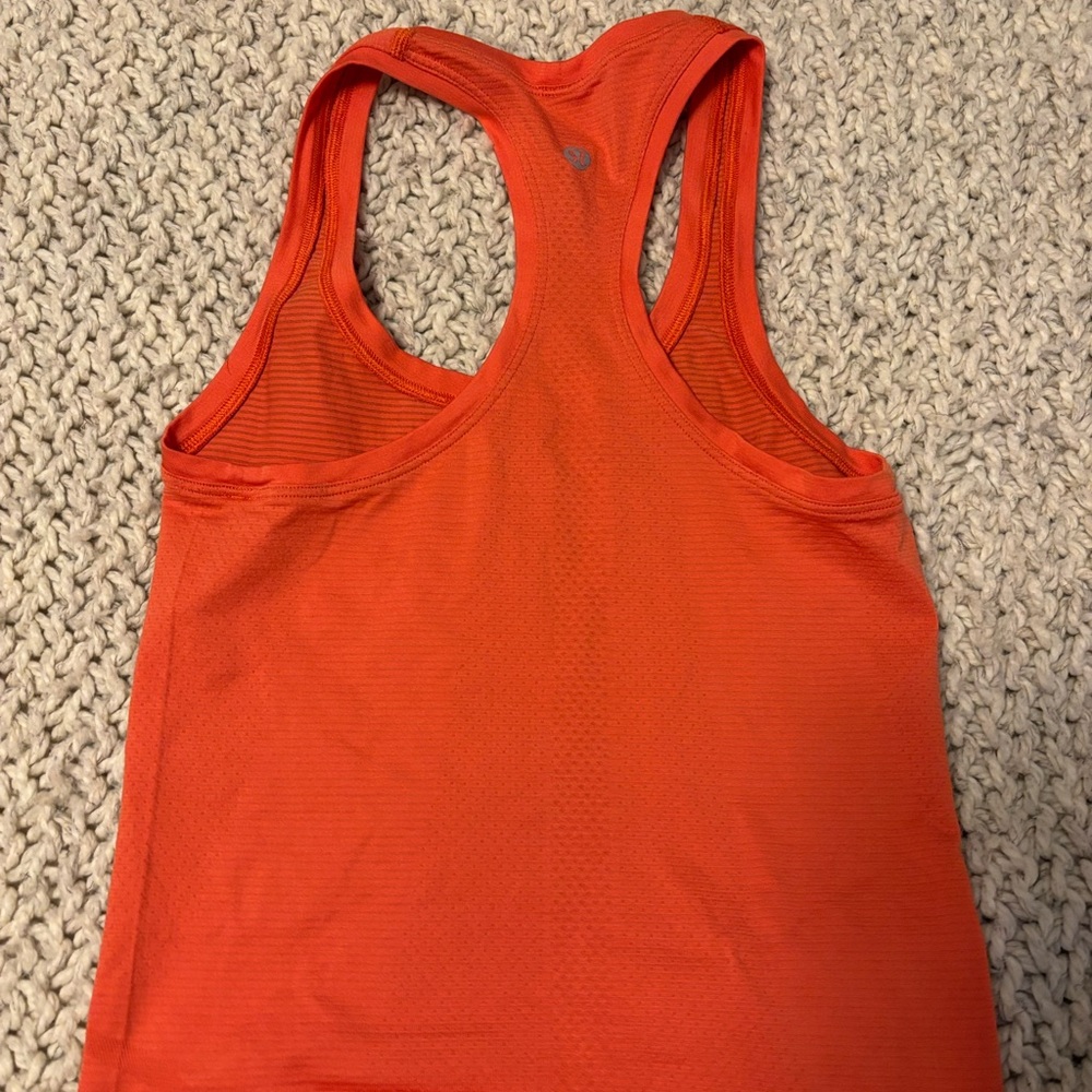 Lululemon oranges racer tank